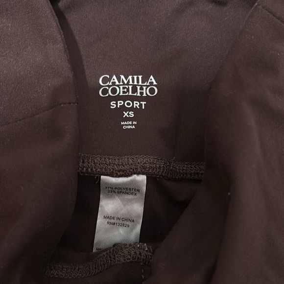 New Camila Coelho Dana 7/8 Legging in Deep Brown size XS - Picture 8 of 8